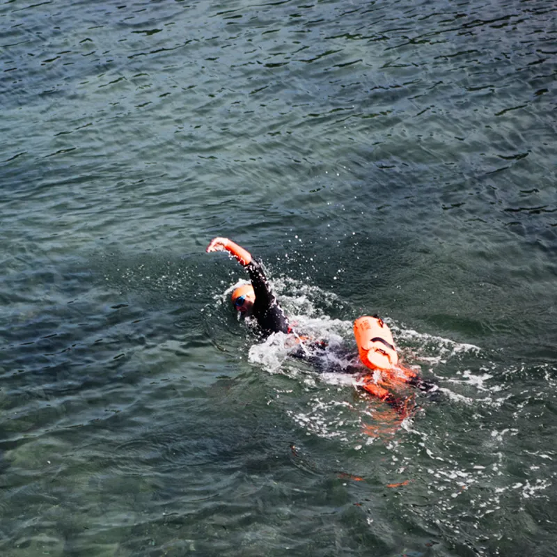 C-Skins Swim Research Buoy Dry Bag Orange 28ltr-5